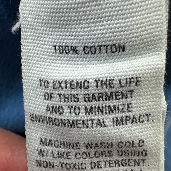 Alex Mill Pants Herringbone blue size 14 relaxed straight leg utility chino - Picture 7 of 7